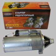 СТАРТЕР УАЗ,для а/м ГАЗ дв.ЗМЗ-405,406,409,514 (РЕДУКТОРН.) АЛЯСКА 2 кВт «KENO» (USA)